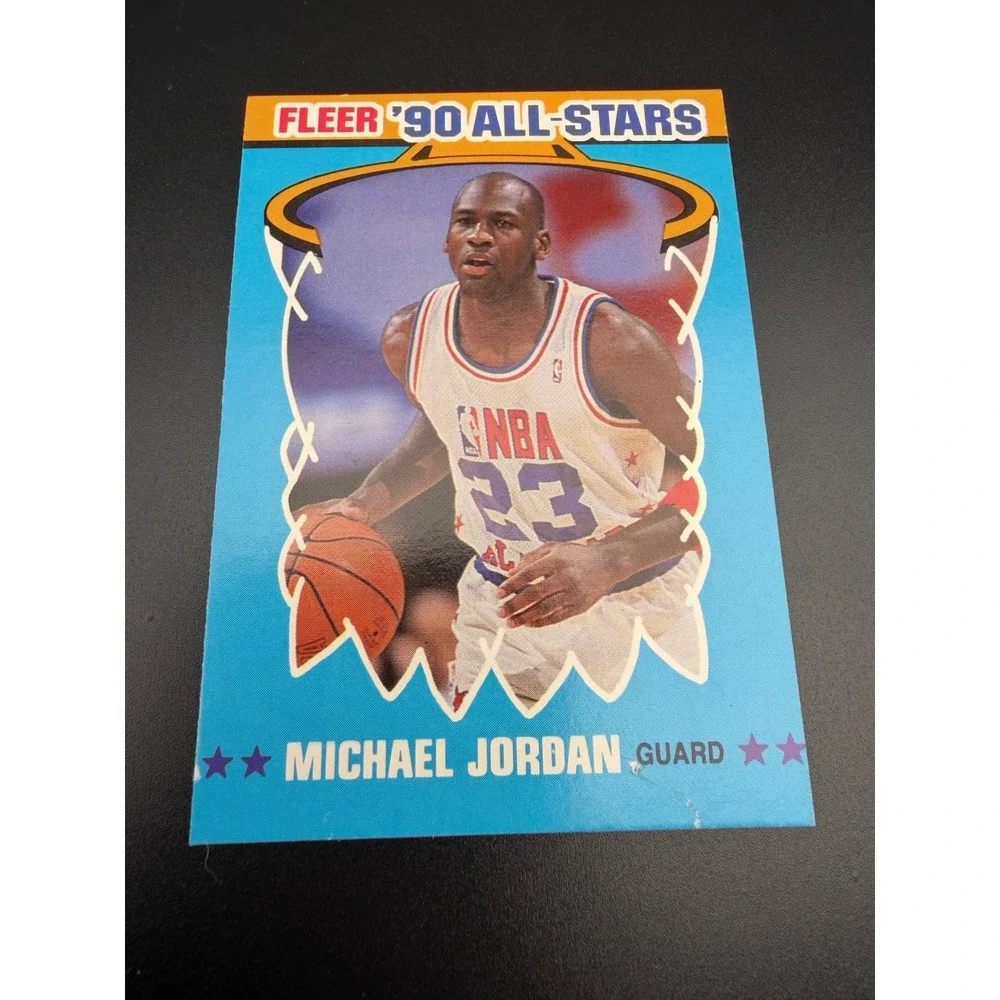 Michael Jordan Card Lot 1989 NBA Hoops 1990 Fleer All-Star Fun City Rated Rookie